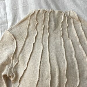 BDG Cream Mock Neck